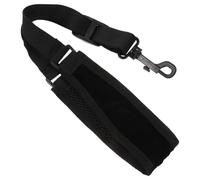 Healeved Sangle de Saxophone Rembourrée en Coton Réglable Antidérapante Taille Unique Couleur Noire Accessoire pour Saxophone Alto Ténor et Soprano Ceinture de Cou Confortable pour