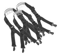Healeved Sangles de Casque de Chantier Ajustables en Nylon et Plastique, Mentonnières Confortables pour Casque de Protection, Lot de 2 Pièces Maintien Sûr