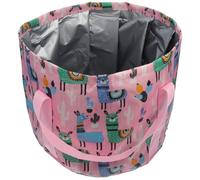 Healeved Seau De Bain De Pieds Pliable Bouteille D'eau Lavabo Réservoir D'eau Avec Robinet Fontaine à Eau Égouttoir à Vaisselle Pliable Conteneurs De Camping Pied Tremper Piscine Péva Rose