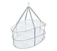 Healeved Séchoir à Linge Pliable 3 Couches Filet Suspendu Étendoir Multifonction pour Balcon et Maison Rangement Vertical Gain de Place pour Chaussettes et Pulls Maille Respirante