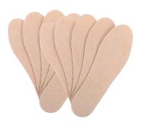 Healeved Semelles Intérieures Fines en Pâte de Bois 20 Paires Taille 44 Beige, Semelles Anti-transpiration et Absorbantes, Antidérapantes pour Entraînement Sportif et Chaussures Hommes