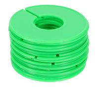 Healeved Séparateurs Ronds Verts de Taille pour Vêtements Lot de 20 en Plastique Légers Optimisent l'espace Garde-Robe pour Organisation de Placard