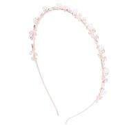 Healeved Serrage-tête en Alliage Doré à Feuilles Baroques Perles, Bandeau Élégant pour Fille, Accessoire Coiffure Féminin pour Fêtes et Cérémonies, Décoration Cheveux Raffinée