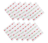 Healeved Serviettes De Noël 120 Pièces Serviettes En Papier De Noël Pour Décorations De Fête - Papier À Motif Cloche Rétro Pour D'Hiver