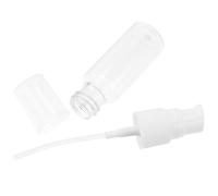 Healeved Set de 5 Bouteilles de Voyage en Pet 20ml Couvercles Étanches et Lavables, Flacons Pulvérisateurs Transparents pour Voyage et Entraînement en Salle de Sport