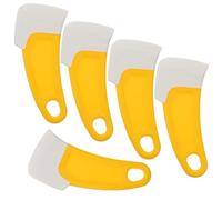 Healeved Set de 5 Raclettes en Silicone Multi-fonction Légères Cuisine à Domicile, Outils Indispensables pour Nettoyer Poêles et Wok Café