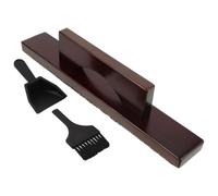 Healeved Set de Brosse et Ramasse-miettes pour Table de Jeu de Palets en Bois Solide, Léger et Portable, pour L'entretien Protection des Surfaces en Extérieur