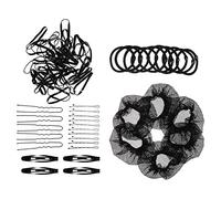 Healeved Set De Filets Invisibles Pour Chignon Avec Épingles Et Élastiques Accessoires Pour Réaliser Un Bun Stable Et Confortable Pour Danse Mariage Et Gymnastique
