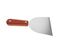 Healeved Spatule à Hamburger en Acier Inoxydable Presse à Steak Manuelle Bord Biseauté Spatule pour Plaque de Cuisson et Barbecue Outil de Cuisson Extérieur Polyvalent