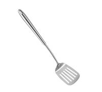 Healeved Spatule Cuisine en Acier Inoxydable Manche Rond Ustensile Robuste Résistant à la Chaleur pour Frire et Cuisiner Compatible Lave-Vaisselle pour Usage Domestique et