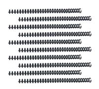 Healeved Spirales de Reliure en Plastique 12 MM Lot de 10 Pièces Anneaux à Peigne Détachables pour Cahiers A4 B5 A5 Accessoires DIY pour Carnets et Agendas Couleur Couleur Aléatoire