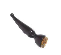 Healeved Stick Massage pour Crème Contour des Yeux Bois de Santal Applicateur Acupression Compact pour Soin Du Visage et Gua Sha