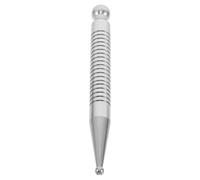 Healeved Stylo de Massage Réflexologie à Double Tête en Laiton Résistant la Corrosion Surface Lisse pour Points D'acupuncture Visage et Pieds