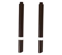 Healeved Stylo Gloss Lèvres Et Huile Ongles Vide 2 Ml Avec Pointe Pinceau Applicateur, Flacon Rechargeable Café Semi-transparent, Pour Maquillage Et Soins Lèvres En Voyage, Lot De 2 Pièces