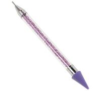 Healeved Stylo Manucure à Double Embout Crayon Cire Point Diamant Pour Ongles Outil Pointillage Et Ramasse Pierres Accessoires Nail Art Précis Pour Débutants Et Professionnels