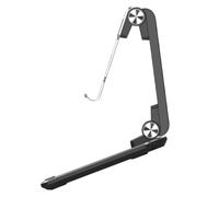 Healeved Support Ajustable Tablette en Téléphone et Pliable Plastique pour Argenté Double Charnière pour Angle et Hauteur, pour Bureau et Streaming Vidéo
