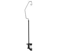 Healeved Support de cordon de fer à repasser : bras de guidage anti-accrochage à pince - support de câble universel - fixation par clip pour tables à repasser, fers à vapeur et stations de lavage