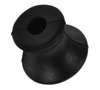 Healeved Support de Diapason en Caoutchouc Noir Solide pour Fourchette de Musique, Portable et Antidérapant, pour Contemplation la Maison et Séances Sonores