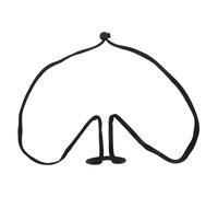 Healeved Support de Micro de Cou Réglable en Métal Léger pour Microphone Diamètre 48 MM Porte-Micro-Cravate Pratique et Portable pour Performances Scéniques et Animation