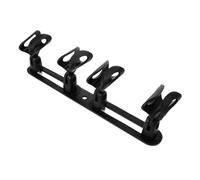 Healeved Support de Microphone de Bureau Pince de Fixation du Microphone Support de Microphone Sans Fil, 1 Set, Noir, pour Diffusion et Travail