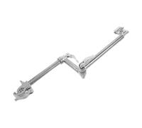 Healeved Support de Parapluie Pliable et Réglable pour Fauteuil Roulant, Scooter et Poussette - Pince Coupe-Vent Compatible Guidon 22-43 MM, Fixation Rapide 3 Sections, Protection Pluie et