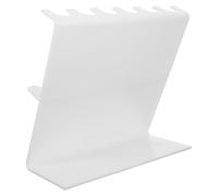 Healeved Support de Pipettes en Plastique Forme Z Support Expérimental Compact pour Laboratoire Porte-Pipettes Stable et Hygiénique Compatible Tubes à Essai Rangement Organisé pour