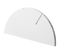 Healeved Support Demi-Rond en Carbure de Silicium Réfractaire 25 CM pour Four à Poterie - Tapis de Cuisson et Support D’Émail pour Argile Cuisson Haute Température Outil Polyvalent pour