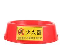 Healeved Support d'Extincteur en Plastique Robuste pour Extincteurs 2-4 Kg Base de Stockage Compacte et Légère Socle de Fixation au Sol pour Bureau Maison et Véhicules Organisateurs