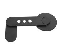 Healeved Support Magnétique pour Ordinateur Portable et Téléphone Noir, Clip Latéral Réglable Multi-Angles, Support Amovible Fin et Pliable, Compatible, Bureau et Télétravail