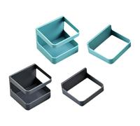 Healeved Support Mural Adhésif pour Parapluies Lot de 2 Porte-Parapluie Multifonction en PP Épaissi Collecte D’Eau Intégrée Installation sans Perçage Rangement Pratique pour Maison la