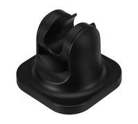 Healeved Support Mural Adhésif pour Pommeau Main, Angle Réglable, Finition Noire Mate, Fixation sans Perçage pour Carreaux et Verre, Installation Rapide et Compatible Salle de Bain Moderne