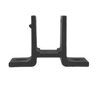 Healeved Support mural de remplacement pour auvent rétractable 40 en alliage d'aluminium noir, quincaillerie pour store banne extérieur, installation DIY pour pergola et carport