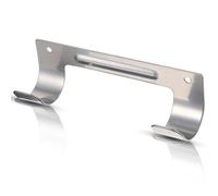 Healeved Support Mural en Acier Gris pour Table à Repasser à Double Crochet Cintre Métallique Mural Compact pour Maison et Buanderie Pratique pour Planche à Repasser et Accessoires