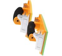 Healeved Support Mural pour Papier de Verre 2 Pcs avec Poignée en Éponge Outil de Ponçage Manuel Léger et Solide Porte-Papier Abrasif Ergonomique pour Ponceuse à Main Couleur Aléatoire