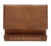 Healeved Support pour Disques Vinyles en Bois Naturel, Porte-vinyles Vintage Marron, Rangement Compact 12,7x6,4x10,2 Cm, Étagère Multifonction pour Bureau et Maison, Présentoir pour