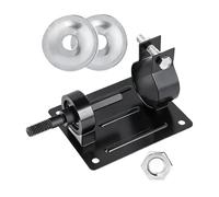 Healeved Support pour Perceuse Électrique Multifonction en Métal Résistant Support de Meuleuse D’Établi Noir Long Fixe Accessoires de Perçage et Polissage pour Usage Domestique et