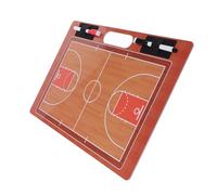Healeved Tableau de Coaching Pliable en PVC pour Basketball, Planche D'entraînement Légère et Solide Surface Effaçable, Accessoire Sportif pour Matchs et Entraînements de Basket-Ball
