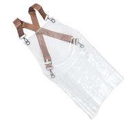 Healeved Tablier Coiffure Professionnel Transparent avec Sangles Réglables pour Protection Imperméable et Résistance aux Huiles