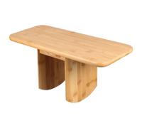 Healeved Tabouret de Contemplation en Bambou Naturel Siège Compact et Portable Chaise à Genoux Ergonomique pour Yoga Assis Prière et Bureau Banc Multifonction pour Relaxation et