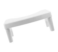 Healeved Tabouret de Toilette Pliable en Plastique Blanc Antidérapant, Marchepied Compact pour Adultes et Garçon et Filles, Siège Ergonomique pour Salle de Bain, Repose-pieds Domestique