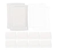 Healeved Tampons Encreurs Vierges Soi-Même 10 Pièces en Éponge Haute Densité Lavables et Réutilisables Multifonctions pour Loisirs Créatifs Scrapbooking et Bureau Format Portable