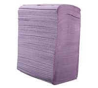 Healeved Tapis de Manucure Imperméable en Tissu Non Tissé Jetable Violet Absorbant 125 Feuilles pour Pédicure et Exercices de Cils