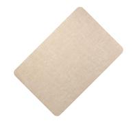 Healeved Tapis de Manucure Pliable en Cuir Pu Kaki 61x41 Cm, Antidérapant et Imperméable, Housse de Table pour Ongles, Protection de Bureau pour Salon et Usage Professionnel