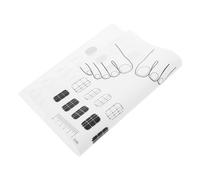 Healeved Tapis De Manucure Silicone Extra Large Tapis De Polissage Pour Ongles Espace De Travail Pour Nail Art Plaque De Stamping Pour à Ongles