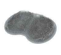 Healeved Tapis de Massant avec Ventouses Gris Scrubber Anti-dérapant pour Bain Massage Acupuncture et Soins des Brosse Multi-usage pour Salle de Bain