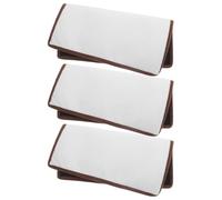 Healeved Tapis de Présentation de Bijoux en Velours Noir Double Face 3pcs, Tissu Peluche Longue, Anti-poussière, pour Bagues et Bijoux, pour Exposition Professionnelle