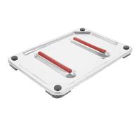 Healeved Tapis de Repassage de Protection en Acier Inoxydable Résistant à la Chaleur Repose-Fer Antidérapant pour Fers à Vapeur Plaque Isolante Stable pour Table à Repasser Domestique 1