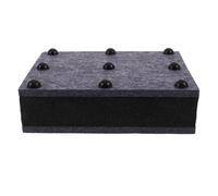 Healeved Tapis Isolant Phonique Anti-vibrations pour Caissons de Basse et Kits de Batterie, Matériau Feutre et Mousse, Isolation Acoustique en Studio et Chambre