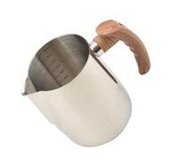 Healeved Tasse à Fondre la Cire en Acier Inoxydable 1 PC Bec Verseur Graduée pour DIY Bougies Récipient Résistant à la Chaleur Fondre et Verser la Cire Facilement