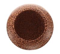 Healeved Tasse à Vin en Bois de Cocotier Robuste, Gobelet Rond sans Pied, Capacité Polyvalente pour Bière, Thé et Eau, Tasse Cylindrique Stable pour Fêtes et Usage Extérieur, Set Unique